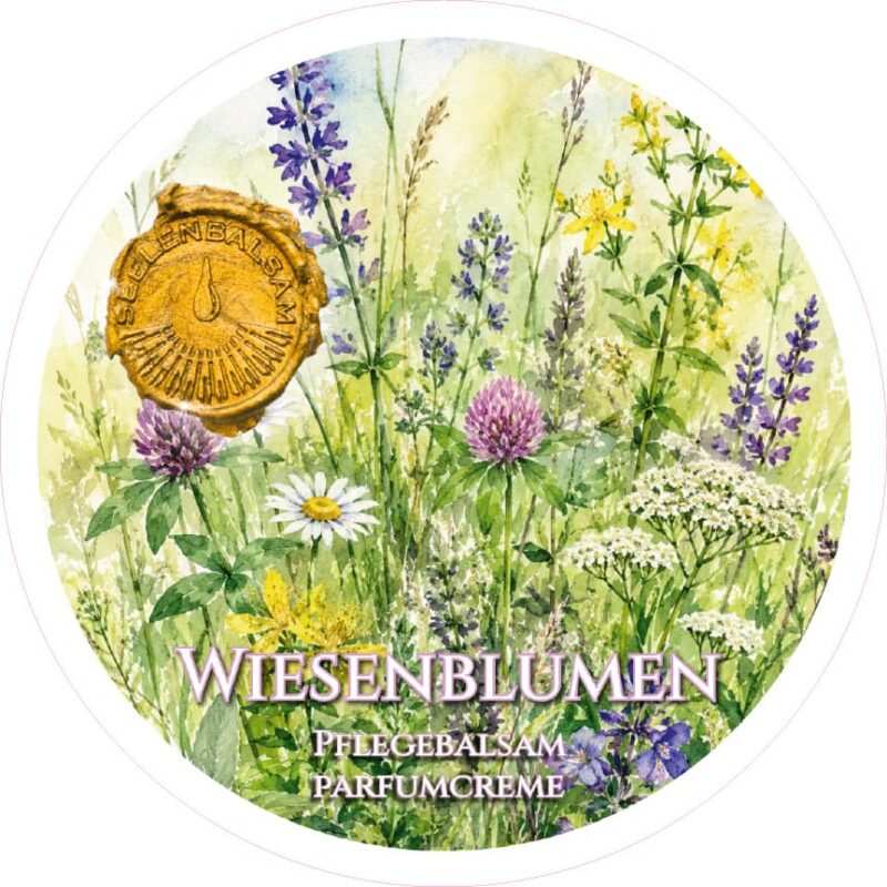 Pflegebalsam und Parfumcreme Wiesenblumen